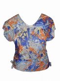 BLUSA ESTAMPADA C/ FITA LAT. GIGANTE REF:14363